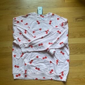 Cherry heart sweatshirt